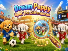 Trò chơi Dream Puppy Spot The Differences trực tuyến