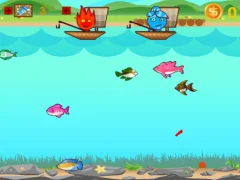 FireBoy And WaterGirl Go Fishing — free online game