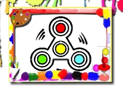 Permainan Fidget Spinner Coloring Book talian