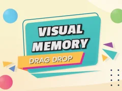 Igra Visual Memory Drag Drop online