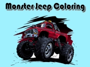 Monster Jeep Coloring — free online game