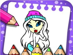 Easy Bratz Coloring — لعبة مجانية اون لاين