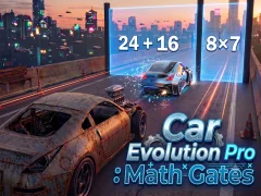 Car Evolution Pro : Math Gates — free online game