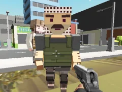 Block Pixel Cop: Gun Craft In Robbers World — free online game