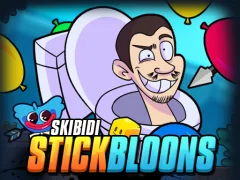 Skibidi Stick Bloons — 無料オンラインゲーム