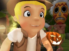 Halloween Island Running — free online game
