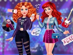 Princess Redheads Rock Show — bezplatná online hra