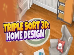 Triple Sort 3D Home Design — free online game