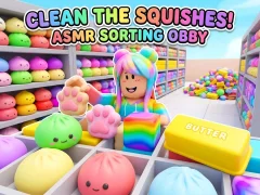 Mchezo Clean the Squishes! ASMR Sorting Obby online