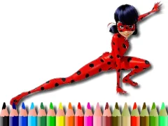 Spel Back To School Lady Bug Coloring online