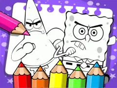 Игра Sponge Bob Coloring Book  онлајн