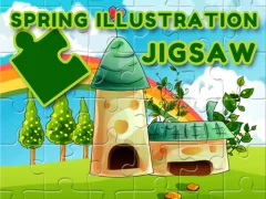 Spring Illustration Puzzle — free online game