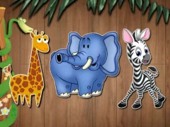 Gêm Animal Shapes ar-lein
