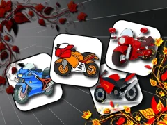 Cartoon Motorbikes Memory — free online game