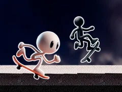 Black and White Stickman — free online game
