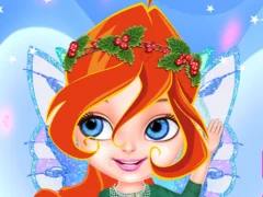 Spel Little Bloom Christmas Dress Up online