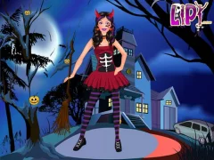 खेल Halloween Doll Party Fashion ऑनलाइन