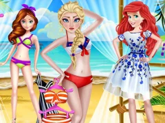 Summer Beach Outfits — bezplatná online hra