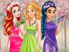 Colors of Spring Princess Gowns — free online game