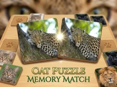 Cat Puzzle Memory Match — jogo online grátis