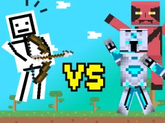 Permainan Stickman vs Craftsman secara online