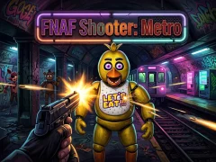 Игра FNAF Shooter: Metro онлајн