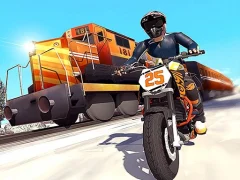 Гаме Trail Bike vs Train Race онлајн