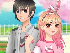 Anime Couples Dress Up — bezplatná online hra