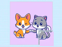 Cats and Dogs Puzzle — 무료 온라인 게임