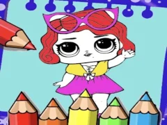 Xogo Coloring Dolls Book en liña