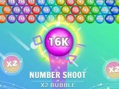 Number Shoot x 2 bubble — 無料オンラインゲーム