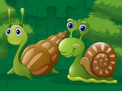 Cute Snails Jigsaw — free online game