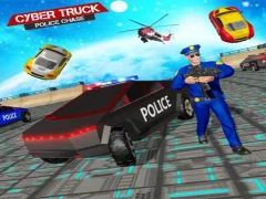 Police CyberTruck Chase — free online game