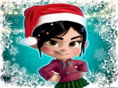 Vanellope Von Schweetz Christmas Dress Up — ücretsiz çevrimiçi oyun