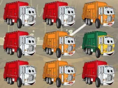 თამაში Garbage Trucks Matching  ონლაინ