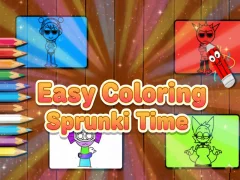 Easy Coloring Sprunki Time — free online game