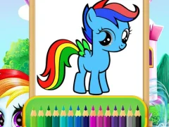 Игра Wonder Pony Coloring онлајн