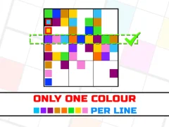 Only one color per line — free online game