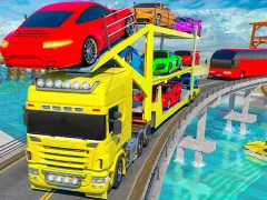Crazy Mega Car Transport Truck Game — free online game