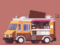 Food and Drink Trucks Memory — jogo online grátis