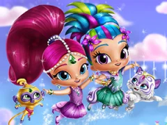 Shimmer and Shine Dress up — free online game