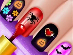 Glow Halloween Nails — free online game