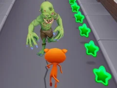 Angry Cat Run Zombies Alley — free online game