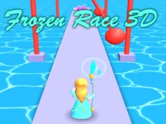 Cluiche Frozen Race 3D ar líne