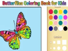 Butterflies Coloring Book for Kids — free online game
