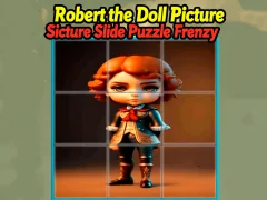 Mchezo Robert the Doll Picture Slide Puzzle Frenzy online
