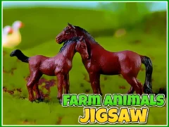 Farm Animals Jigsaw — bezmaksas tiešsaistes spēle