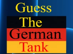 Gêm Guess The German Tank ar-lein