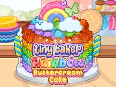 Tiny Baker: Rainbow Buttercream Cake — ücretsiz çevrimiçi oyun