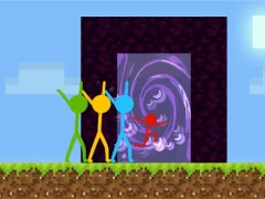 Juego Stickman Parkour Skyland en línea